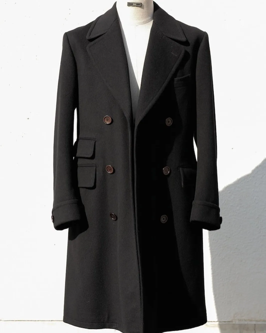 (JC-48-BLK)Ulster Coat Black ア...