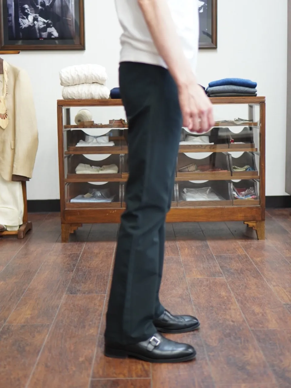 型紙作製からご注文いただいたパンツが仕上がりました✨