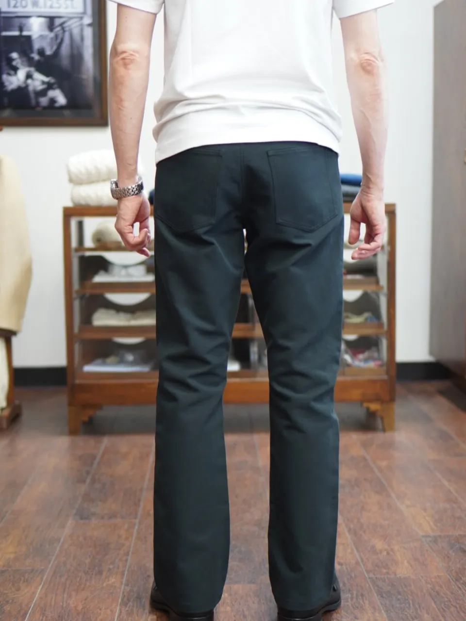 型紙作製からご注文いただいたパンツが仕上がりました✨