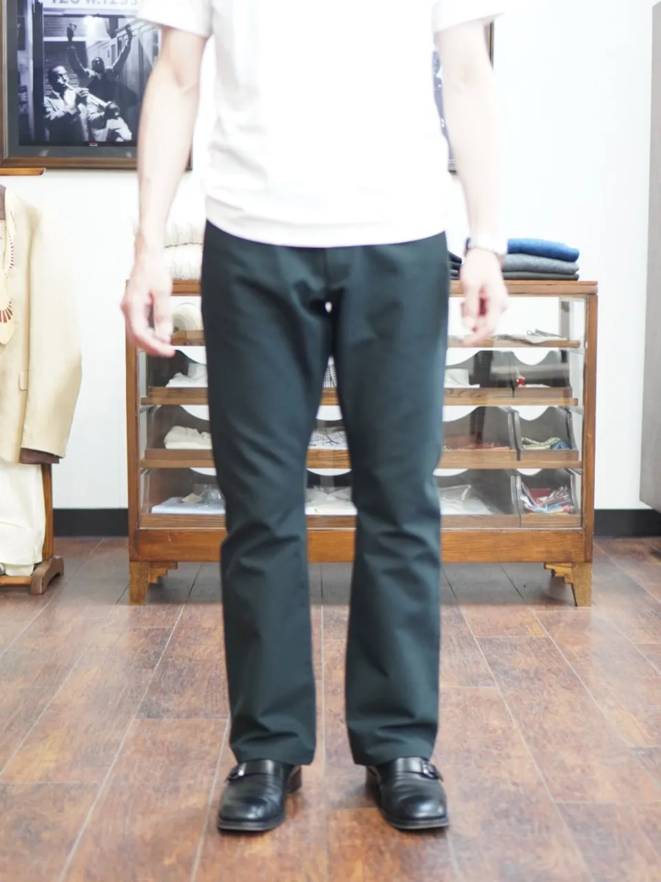 型紙作製からご注文いただいたパンツが仕上がりました✨