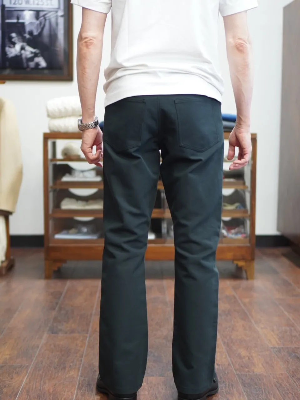 型紙作製からご注文いただいたパンツが仕上がりました✨