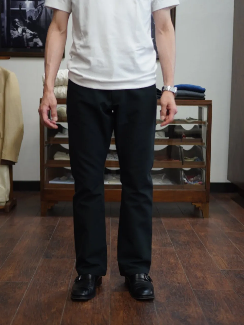 型紙作製からご注文いただいたパンツが仕上がりました✨